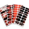 Bloodstain Halloween Luminous Nail Sticker Pumpkin 16 Fingers Set Nail Polish Sticker  Beauty Care