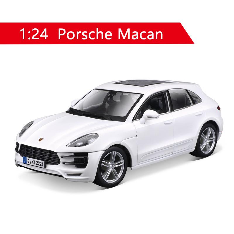 

Bburago 1:24 Porsche Macan SUV Alloy Luxy Car Model Diecast Metal Toy Off-road Vehicle Car Model Simulation Collection Kids Gift белый