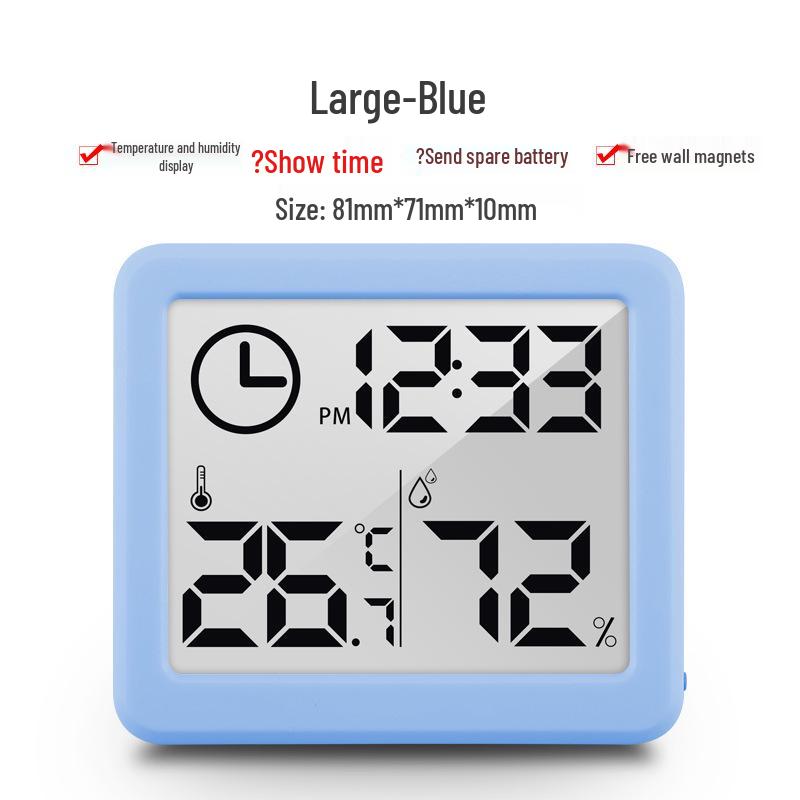 Pandun 1cm Thin Digital Indoor Thermometer & Hygrometer for Smart Homes