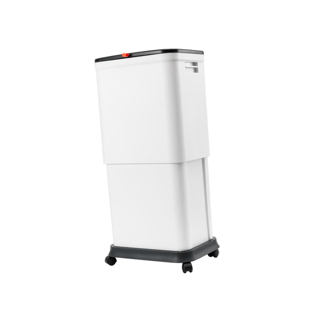 20L Liftable Trash Can Adjustable, Easy To Move, Opening, Rolling Dustbin, Dresser