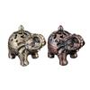 Zinc Alloy Elephant  SculptureIncenses Burners Multifunctional Ashes Tray For Home Office Decoration And Gifting