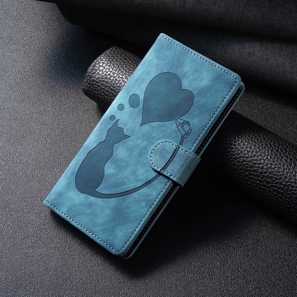Flip Case for Samsung Galaxy A55 A54 A56 A35 A34 A25 A24 A15 A14 A05S A13 A23 A53 Cases Cat Butterfly Leather Wallet Back Cover