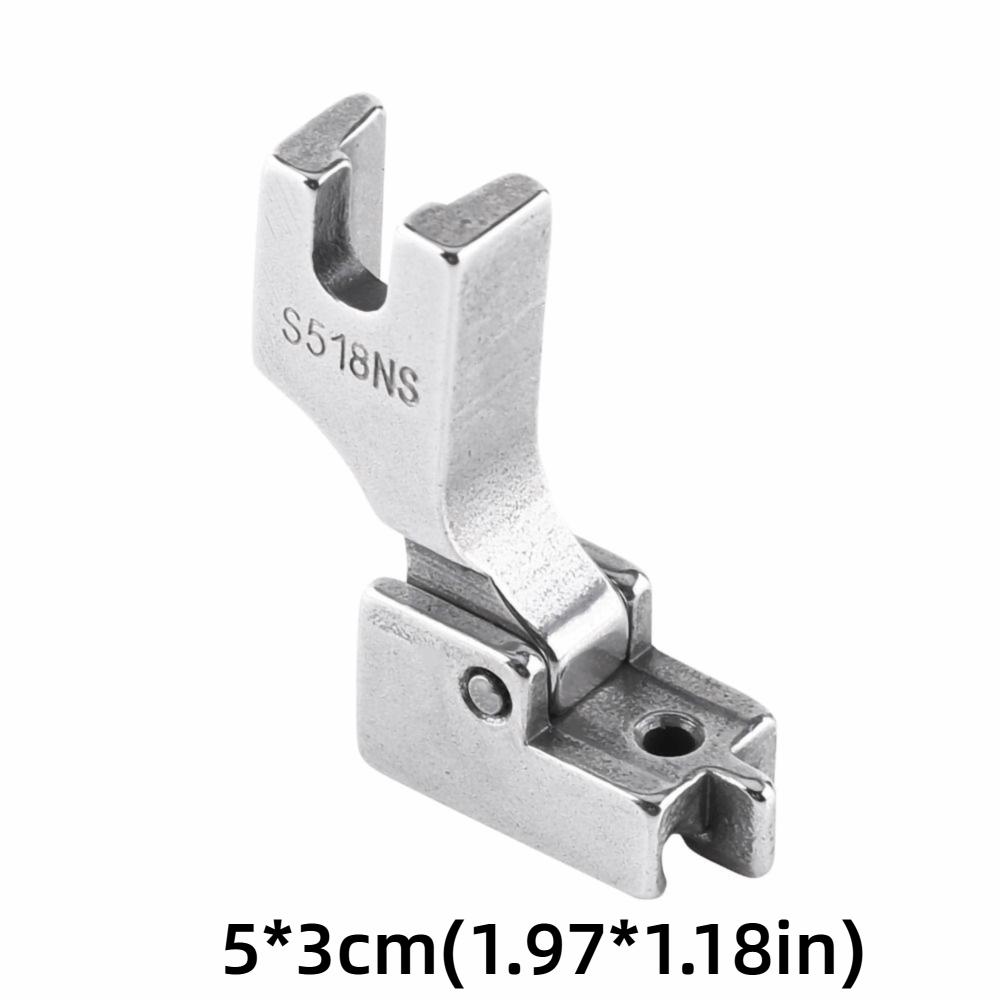 Steel Presser Foot Universal Hinged Zipper Presser Foot High Shank Invisible Zipper Foot Industrial Machines