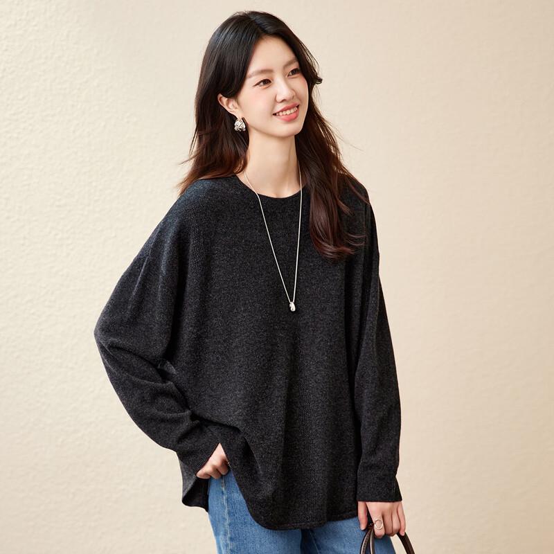 Women's 100% Wool Round Neck Sweater