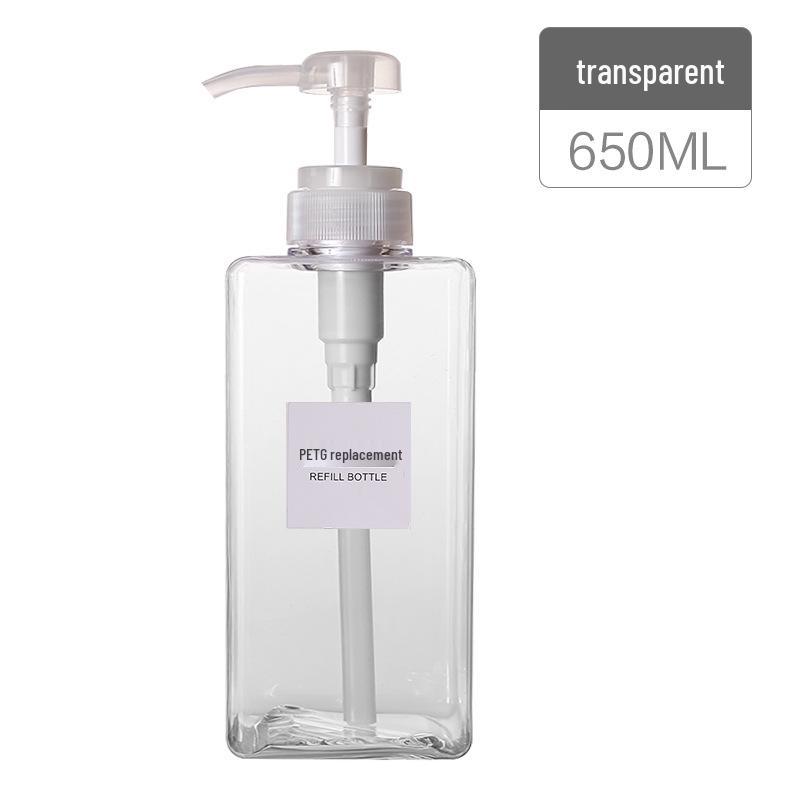 Large Capacity Press-Style Travel Dispenser for Shampoo, Lotion, and Body Wash