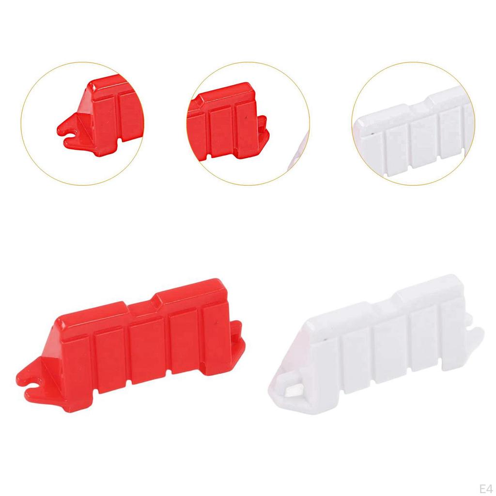 20 Pieces RC Track Barrier Set Car Race Fence Modular Parking Circuit Scene Accessories PP