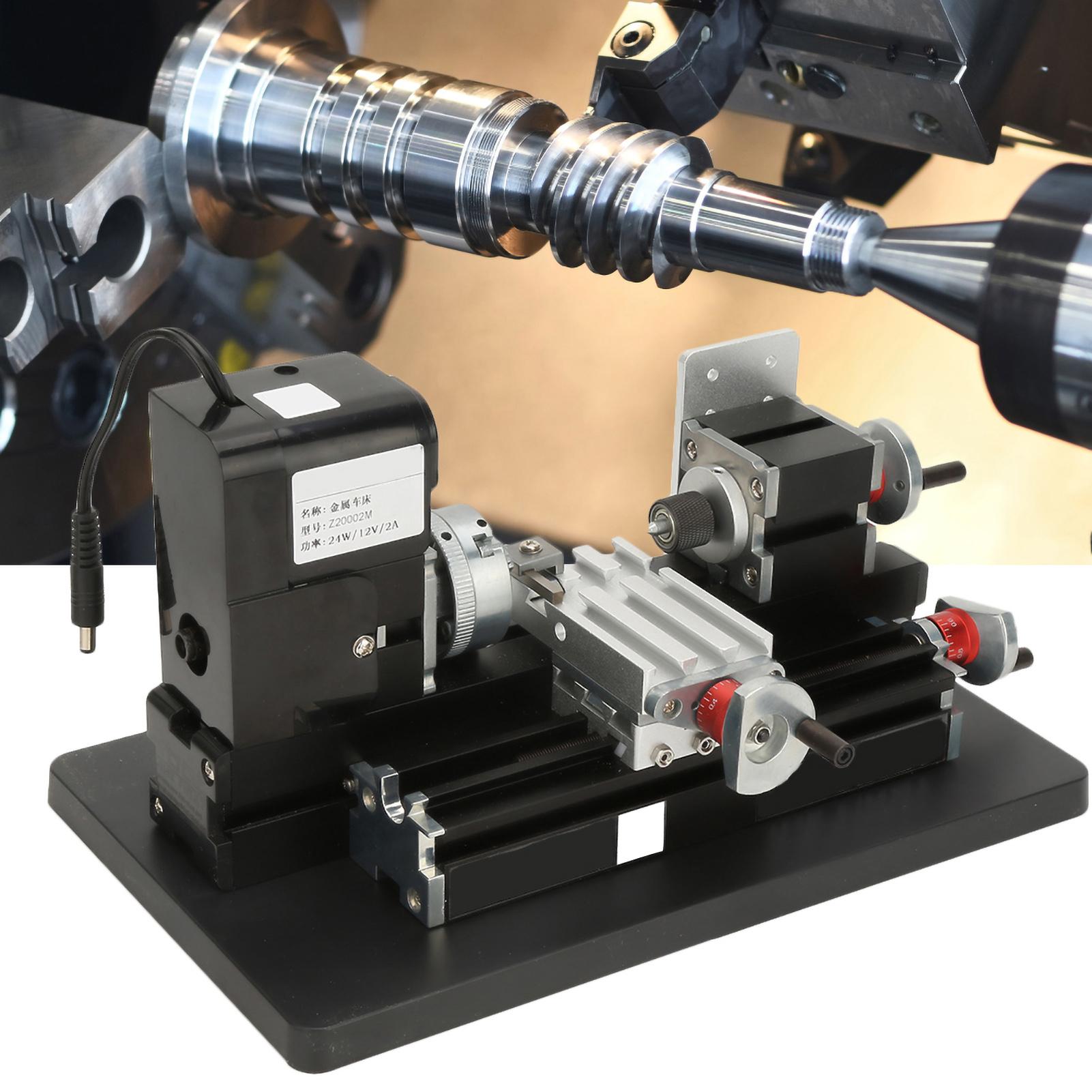 24W Mini Metal Lathe 20000RPM Motor