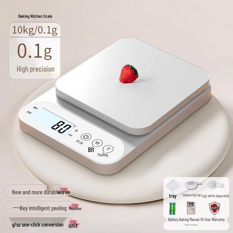 Digitale Küchenwaage mit hoher Präzision für Backen und Kräutermessungen