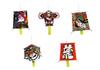 Castle Enterprise Handmade Japanese Mini Kites, 5 Assorted Designs