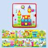Cute Jigsaw Board Toy 3D Color Matching Puzzles Lovely Mushroom Nail Puzzle Toy  Baby Development