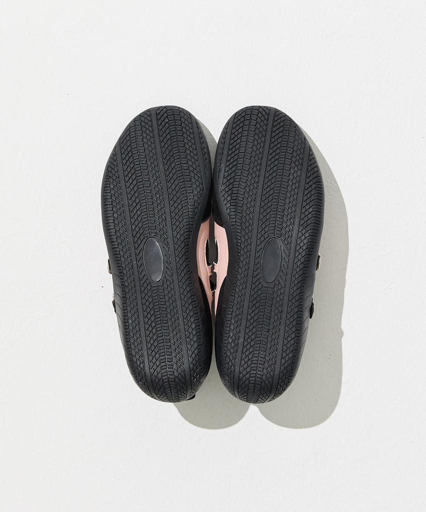 Clcl Nudge Riemen Flache Schuhe - Schwarz