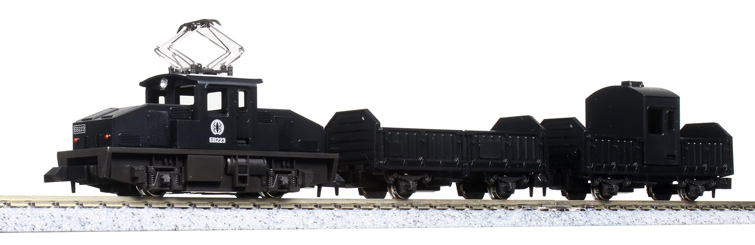 

KATO N Gauge Countryside Freight Model Electric Locomotive Chibi-Totsu Set, Train, Black, 10-504-3, Train, чёрный