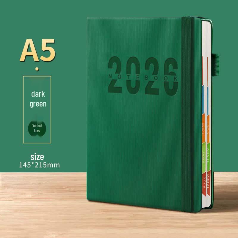 

Ежедневник на 2026 год: Одностраничный ежедневник на каждый день для управления временем и заметок. 156 Western Pages