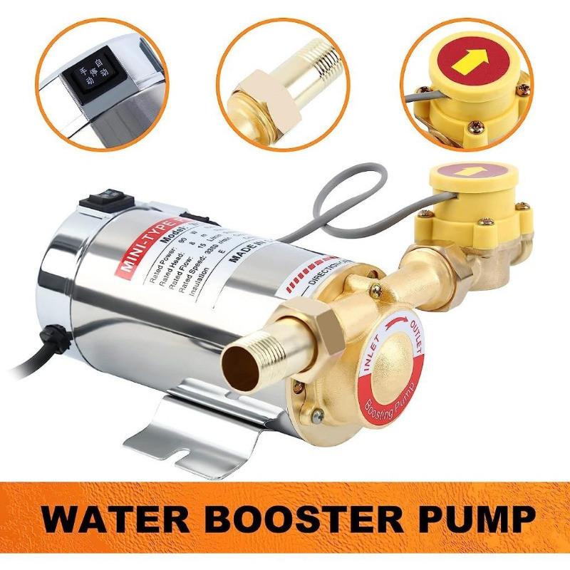 100W/150W/260W Automatic Water Booste Pump Automatic Pressurization Intelligent Microcontroller Household Shower Washing Machine
