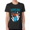 Bawełniany T-shirt unisex na urodziny w stylu kręgli, Nadruk wysokiej jakości z bawełny premium, Trwały, Codzienny i Modny, Z zabawną grafiką kręgli i kuli
