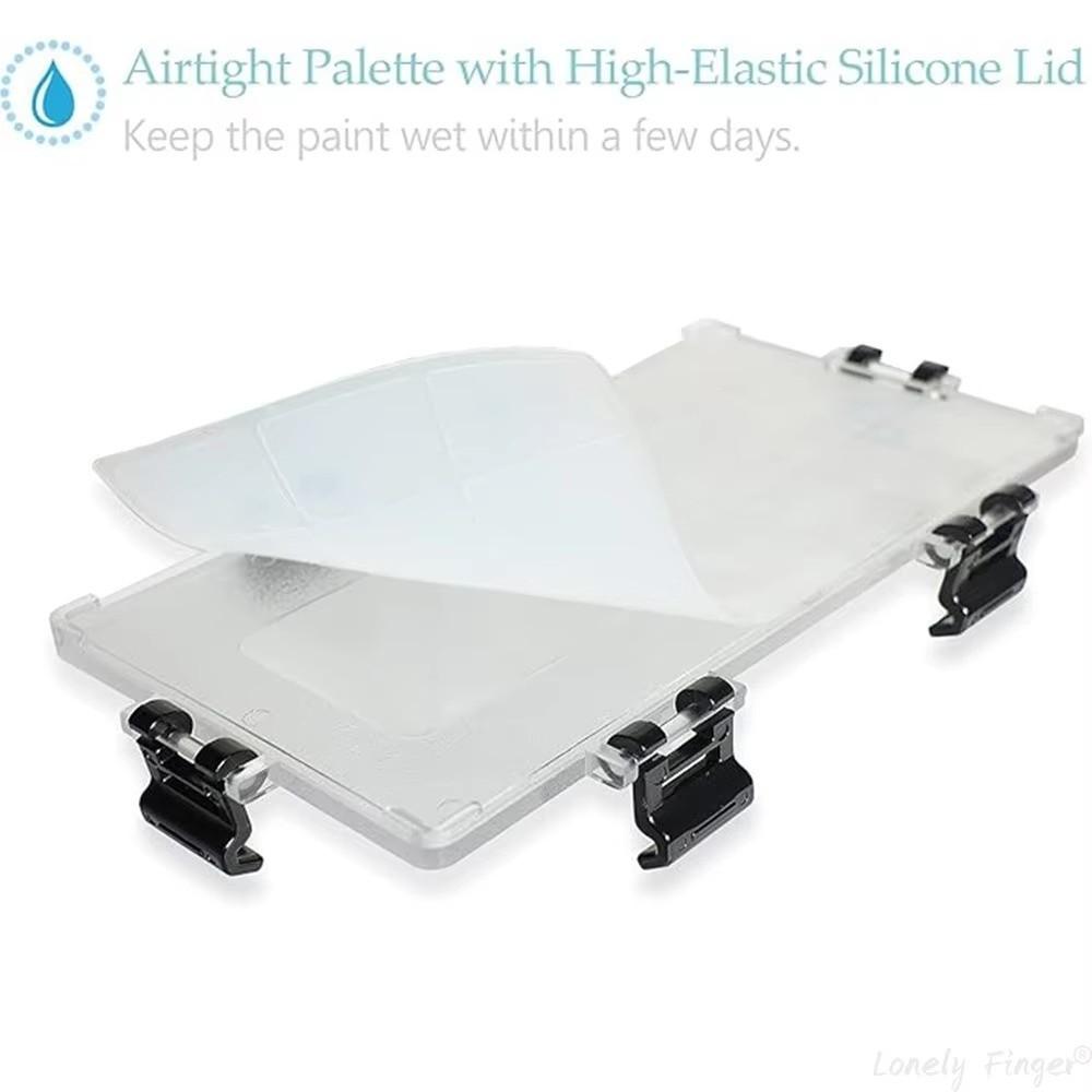 Airtight Leakproof Watercolor Painting Pallet Half Pans Watercolor Palette Box  Travel Palette