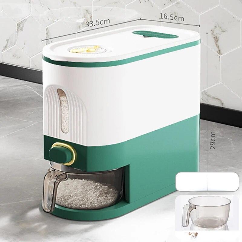 

1 шт., домашний контейнер для хранения риса, герметичный контейнер с защитой от насекомых и влаги, пищевой контейнер для хранения риса