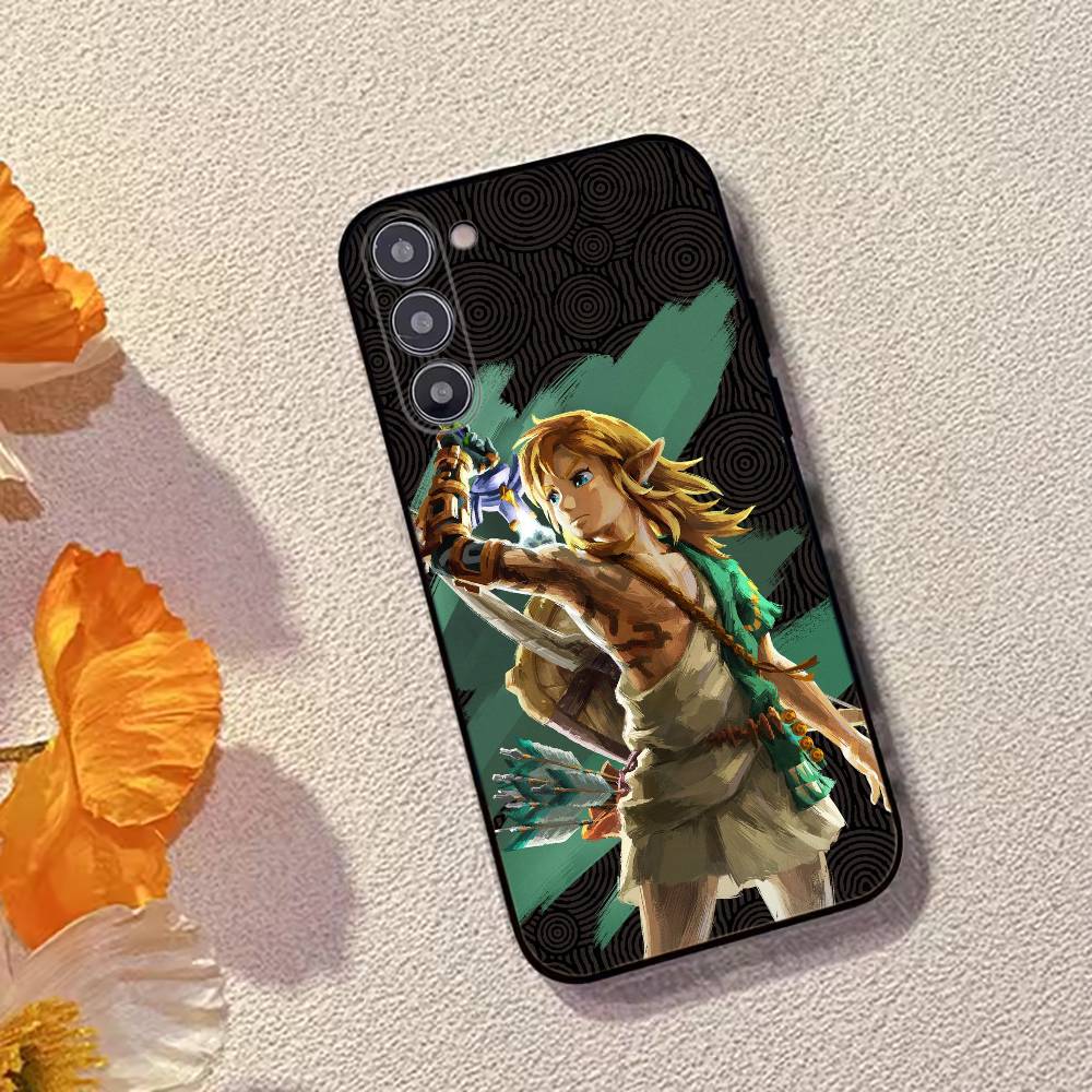 Game Z-Zelda L-Link Phone Case For Samsung Galaxy A73,A72,A71,A70,A53,A52,A51,Soft Silicone Black Cover