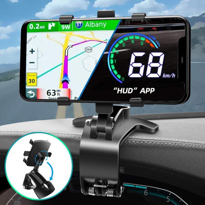 Car Phone Holder Stand Universal Dashboard Car Clip Mount GPS Bracket Car Mobile Phone Support In Car For iPhone Samsung Xiaomi
