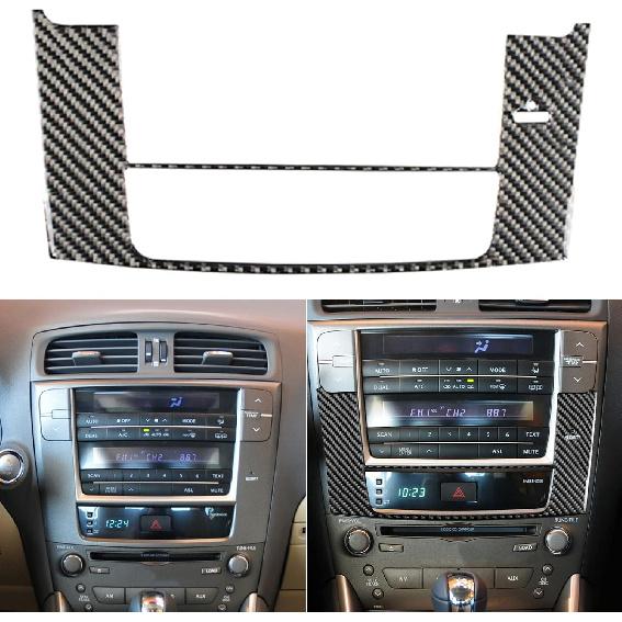 NVCNX Real Carbon Fiber Trim for Lexus Is 250 350 Accessories | for 2006-2008 2007 IS250 IS350 Interior, Door Inner Front Rear Window Lift Switch