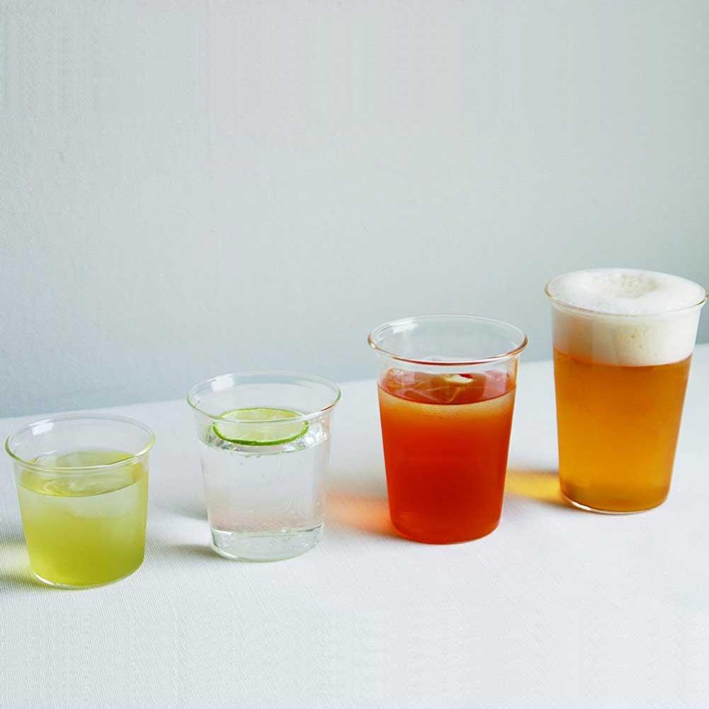 Kinto CAST Iced Tea Glass 350ml Heat Resistant Glass Safe Gift Present 8431 Microwave/Dishwasher