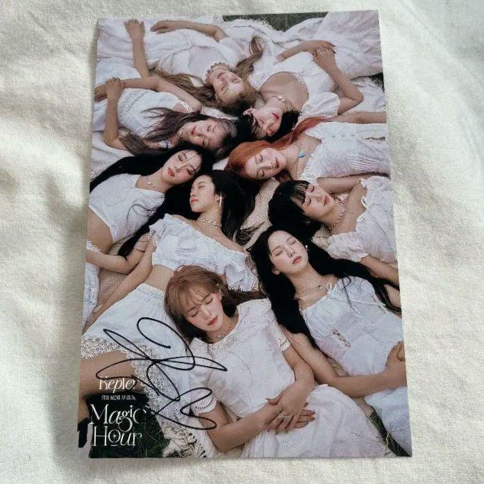 

[Б/У] Автограф открытка Kep1er Yeso