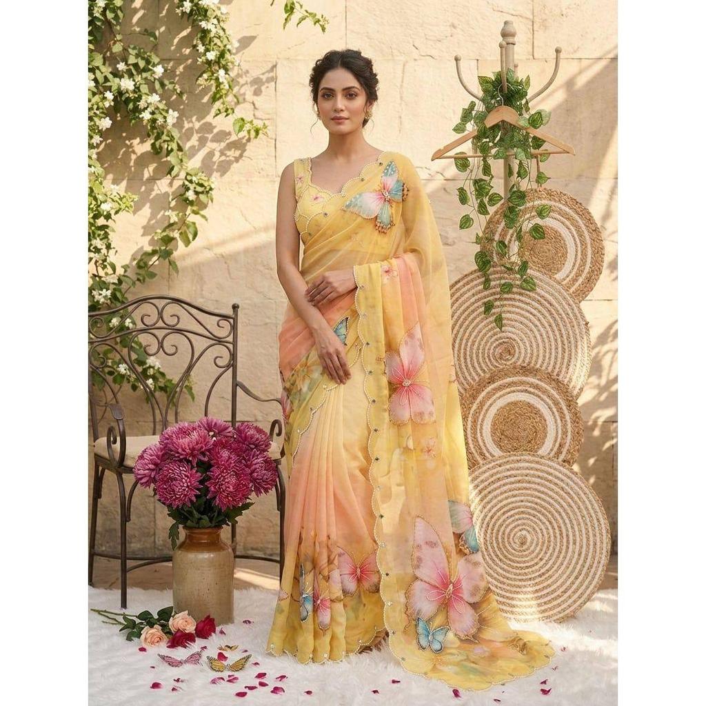 Newly Launched Trending Butterfly Designer Saree