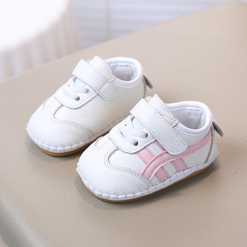 

Non-Slip Baby Shoes for Boys and Girls, Soft Sole, Breathable, 0-1 Year, First Walker Size 15 / Inner Length 12cm розовый