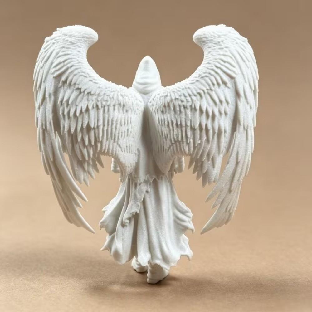 Creative Angel Statue with Wings 3D Printed Desktop Ornaments Office Desk Display