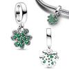 Glow-In-The-Dark Firefly Dangle Charm Copper Plated Fit Charms Copper Original Bracelet For Jewelry Makingjewelrycharm