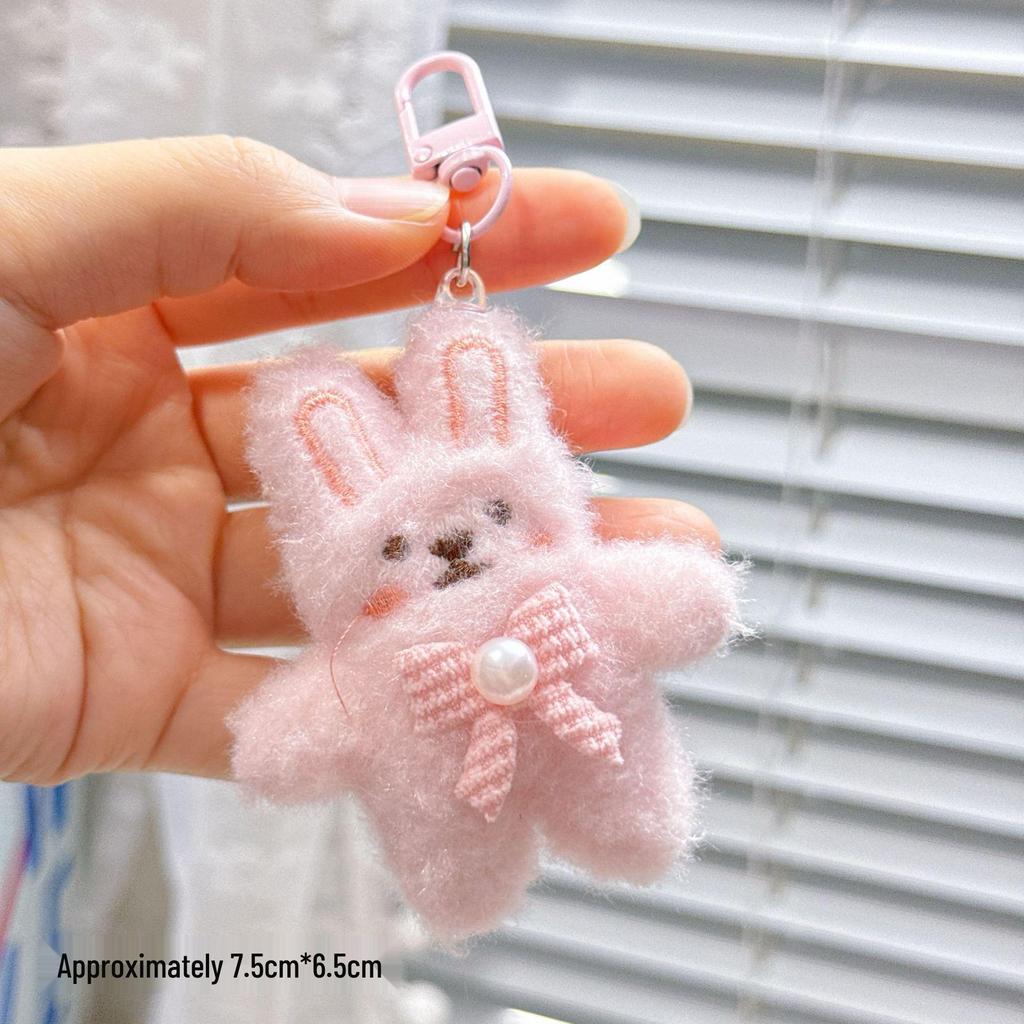 Plush Keychain Charm: Small Pendant Doll for Events & Street Stalls
