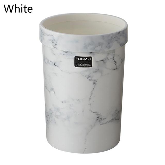 

Пластиковый мусорный бак с мраморным узором без крышки, мусорное ведро в европейском стиле для офиса, мусорное ведро для гостиной, спальни