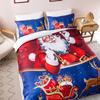 Christmas Quilt Doona Duvet Cover Set Double Queen King Size Bedding Pillowcases