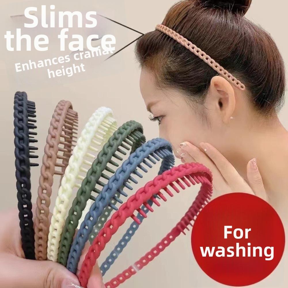 Anti-Slip Teeth Toothed Headbands Frosted Texture Frosted Headbands Party Hair Accessories