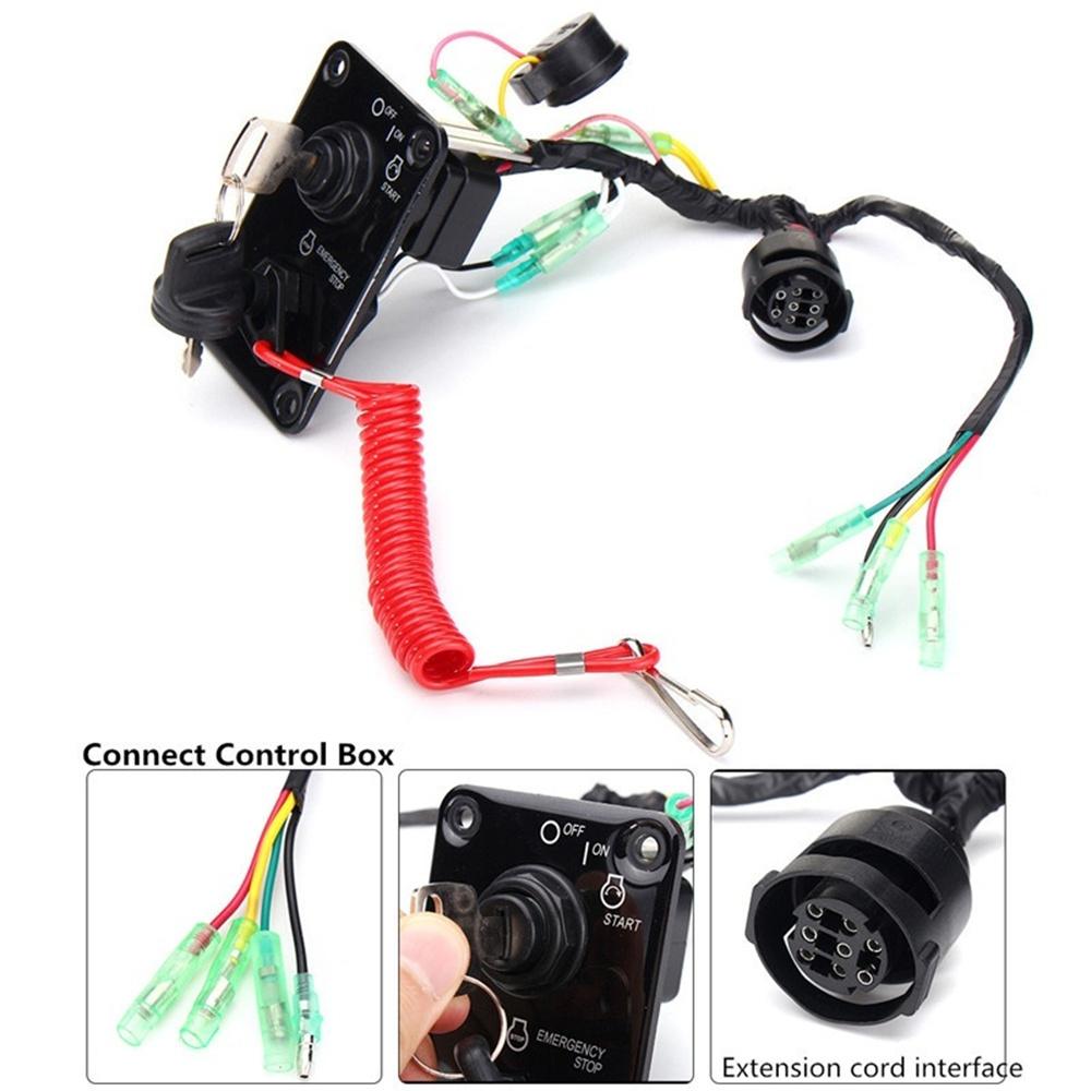 Outboard Single Electric Key Switch Panel Set for Yamaha Outboard 704-82570-12-00