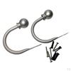 1 Pair Of Ball Curtain Holdbacks Hooks Drapery Tiebacks Holder