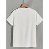 European Size Brain And Hands Graphic Men'S Short Sleeve T-Shirt , Comfortable with Slight Stretch, Regular Fit, Crew Neck, Digital Heat Transfer