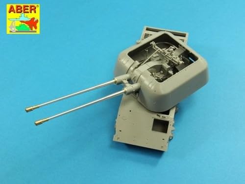 Aber 1/35 Scale 57mm S-68 Barrels for Russian ZSU-57 Self-Propelled Anti-Aircraft Gun, Set of 2, Plastic Model Kit Parts, 35L205 (Tank)