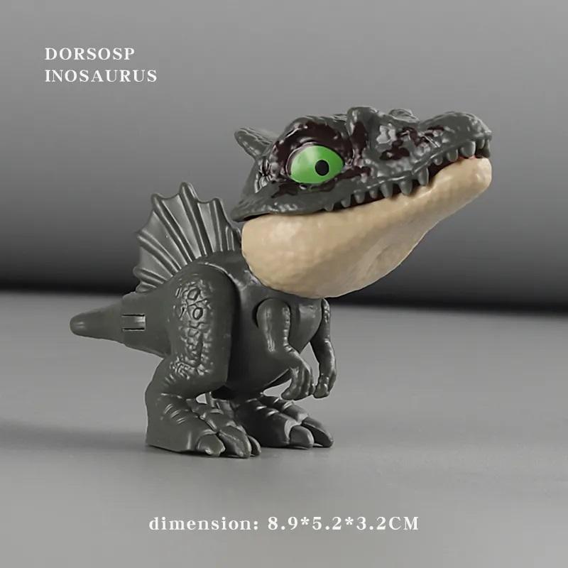Dinosauři koušící do prstů Pohyblivé klouby Zábavné Dino Kreativní Podvodné Simulační Modely Dinosaurů Hračky Dětské Vzdělávací Hračky