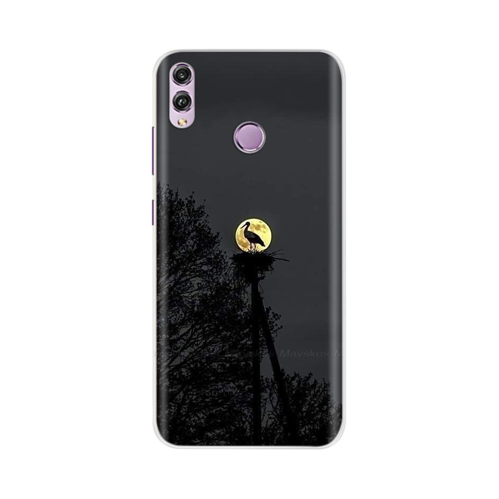 Für Honor 8X Hülle Mode Klare Bunte Weiche Handy-Rückabdeckung Für Huawei Honor 8X Silikon Funda Stoßfänger Schalen für Honor 8X