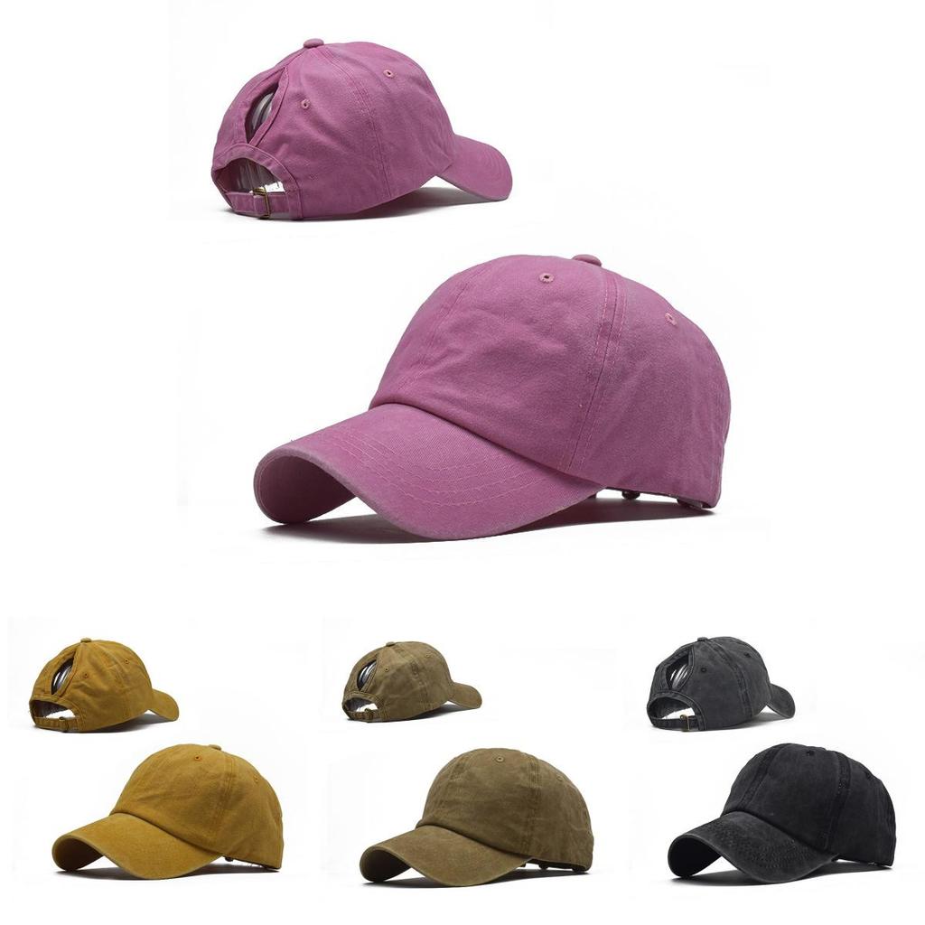 Outdoor Sports Cotton Baseball Hat For Women With Sun Shade And Comfortable Fit