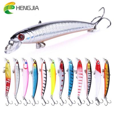 1ks Hengjia ABS návnada na lov na lov pstruhov 7,5 cm 5,6 g realistická návnada na lov pstruhov Cestovný rybolov