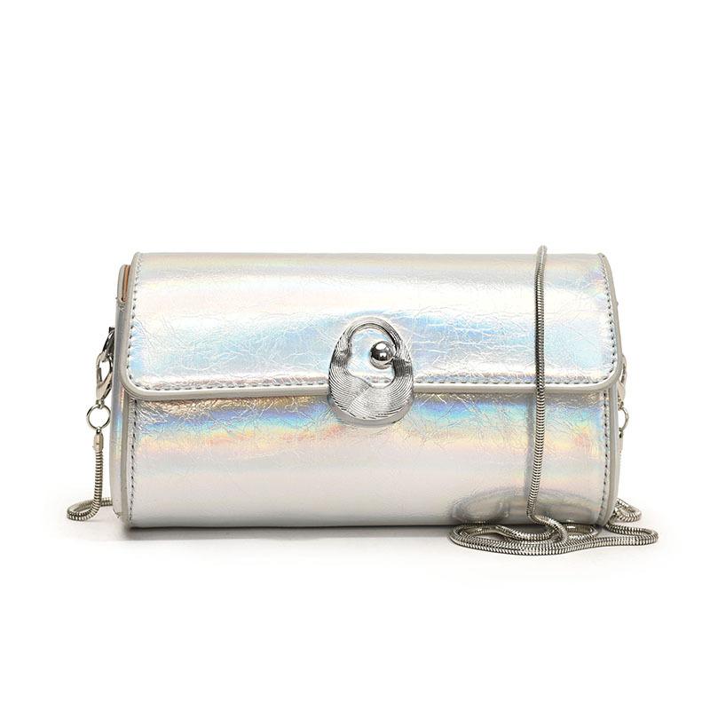 Crossbody cylinder small bag women's 2025 new summer super fire versatile Internet celebrity explosion texture niche design advanced sense