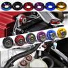 10pcs/set Car Modified Hex Fasteners Fender Washer Bumper Engine Concave Screws Aluminum Fender Washers and M6 Bolt