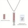 1PCS Anti Smoking Necklace Breathwork Meditation Mindfulness Breathing Anti-Smoking Assistance Necklace Whistle Anxiety Relief