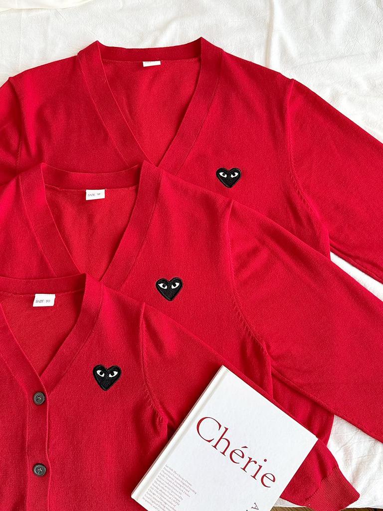 Korean-Style Family Sweater: Autumn 2025 Fashionable Knit Cardigan for All Ages