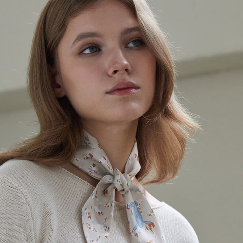 ANA MAISON Cocoma Twilly Seidenschal [PMT-1416]