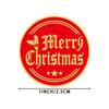 50-500Pcs Round 1 Inch Merry Christmas Golden Plated Stickers Gift Candy Box Homemade Cookies Bag Sealing Decoration Decals