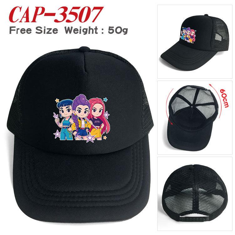 Kids Boys Girls Cartoon Anime Demon Hunters Derpy Printed Casual Hats Peaked Baseball Caps