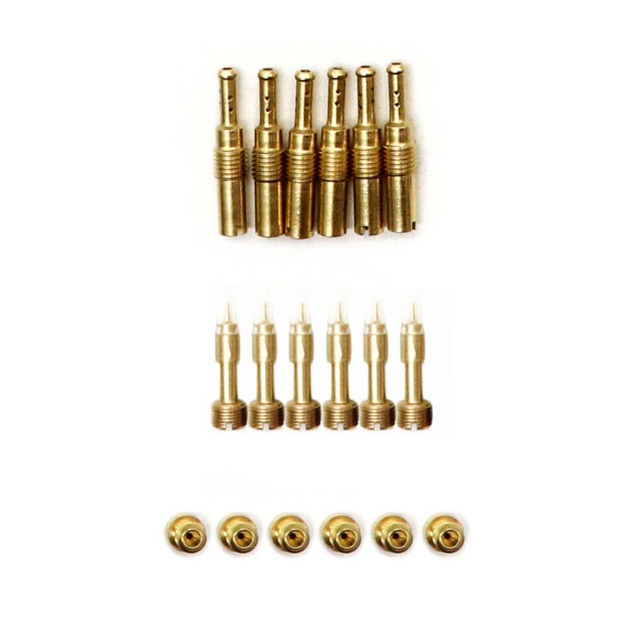 6 Sets Carburetor Repair Kit For Honda GL1500C GL1500CT Valkyrie 1500 1997-2003